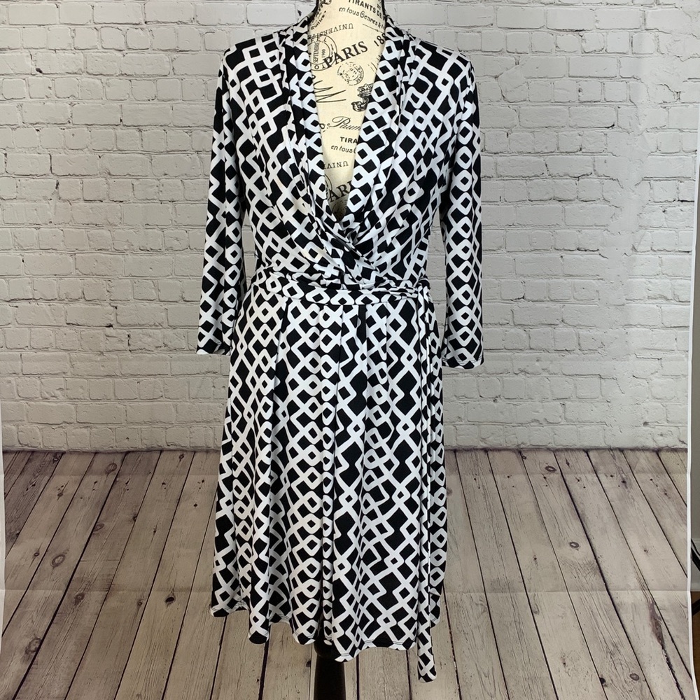 Black & White Liz Claiborne Dress